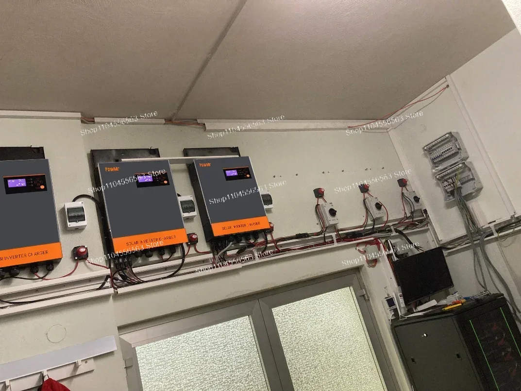 Hybrid Solar Inverter 5.5Kw Mppt 48V - อินเวอร์เตอร์พลังงานแสงอาทิตย์แบบไฮบริด 5.5 กิโลวัตต์ 3 เฟส พร้อม