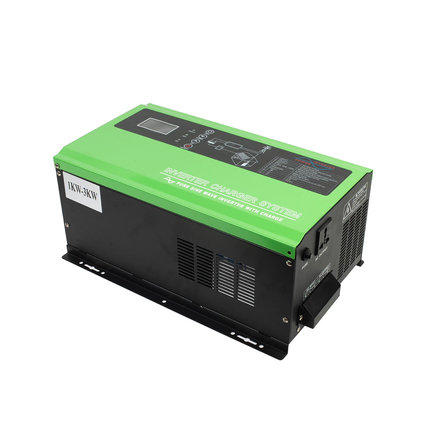 Off Grid Solar Inverter 48V 6000W - อินเวอร์เตอร์พลังงานแสงอาทิตย์แบบออฟกริด คลื่นไซน์บริสุทธิ์ 24V 48V 3KW 5kva