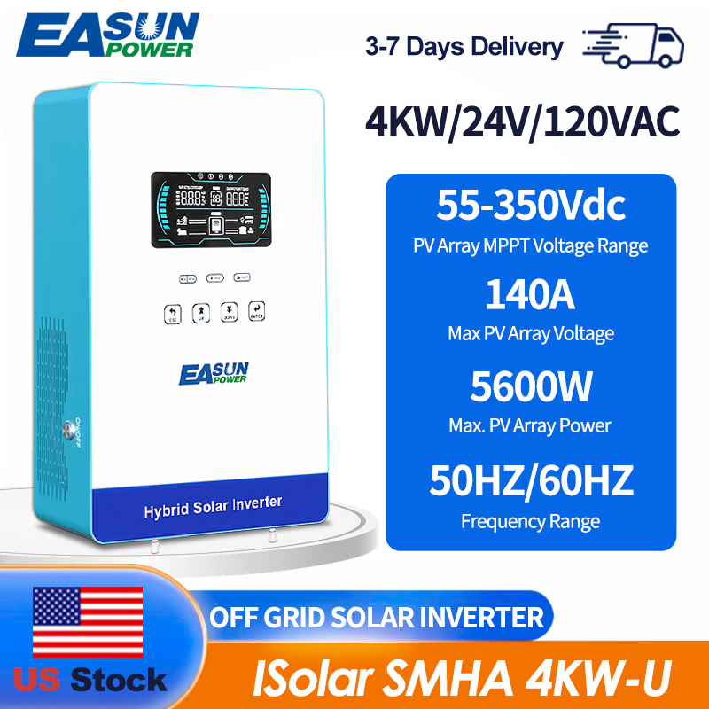 Grid Tie Inverter Limiter 2000W - อินเวอร์เตอร์พลังงานแสงอาทิตย์ EASUN POWER 4000W 24V แบบออฟกริด