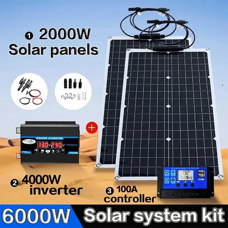 Grid Tie Inverter Limiter 2000W - ชุดโซลาร์เซลล์ออลอินวัน 2000 วัตต์ | อินเวอร์เตอร์ 4000-6000