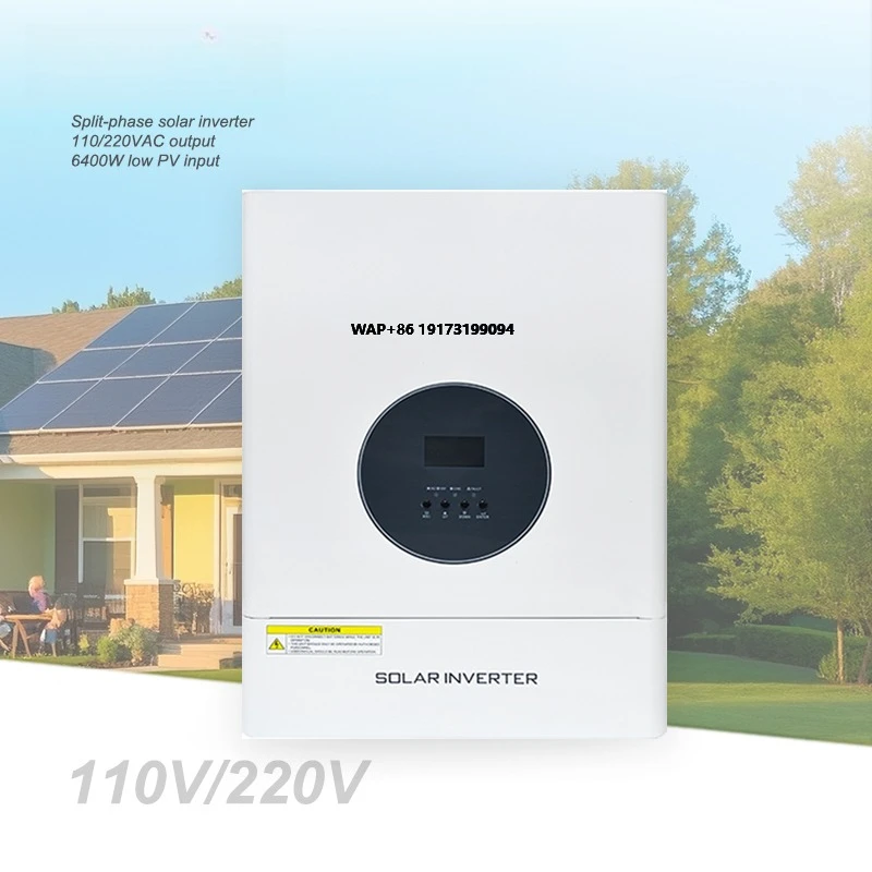 Split Phase Inverter 10Kw 110V 220V - อินเวอร์เตอร์พลังงานแสงอาทิตย์แบบออฟกริด 10KW 12.5kva DC 48v คลื่นไซน์บริสุทธิ์