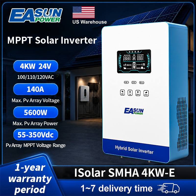 Grid Tie Inverter Limiter 2000W - อินเวอร์เตอร์พลังงานแสงอาทิตย์ EASUN POWER 4000W อินเวอร์เตอร์ไฮบริด 4KW
