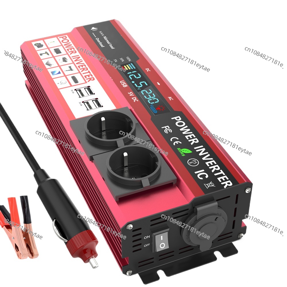 Power Inverter 12V 220V 4000W Continuous - อินเวอร์เตอร์แปลงไฟ 12V เป็น 220V กำลังไฟสูงสุด 4000W