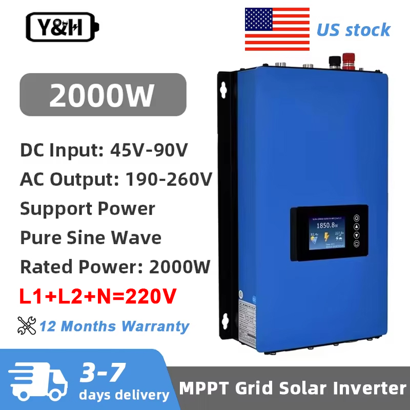 Grid Tie Inverter Limiter 2000W - Y & H 2000W MPPT Solar