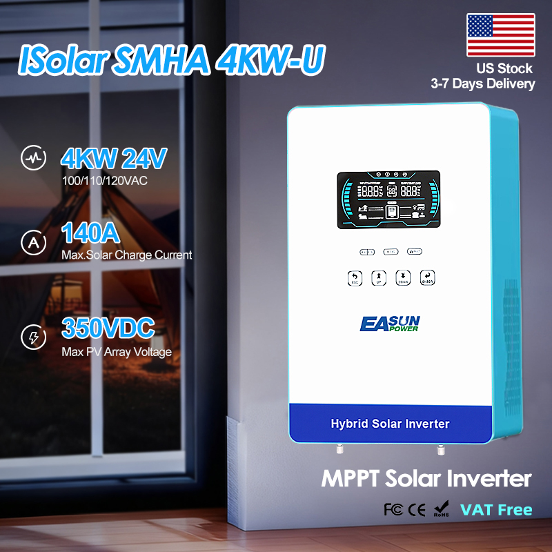 Grid Tie Inverter Limiter 2000W - อินเวอร์เตอร์พลังงานแสงอาทิตย์ EASUN POWER 4000W 120V แบบออฟกริด