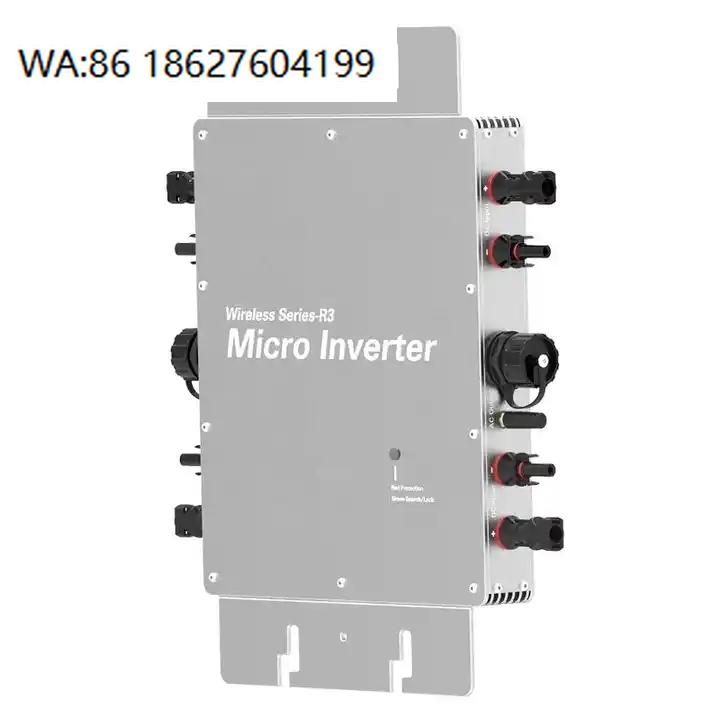 Micro Inverter 1400W Solar Grid Tie - ไมโครอินเวอร์เตอร์แบบเชื่อมต่อกริด 1400W IP65 กันน้ำ รองรับแรงดันไฟฟ้าขาเข้า 22-60VDC