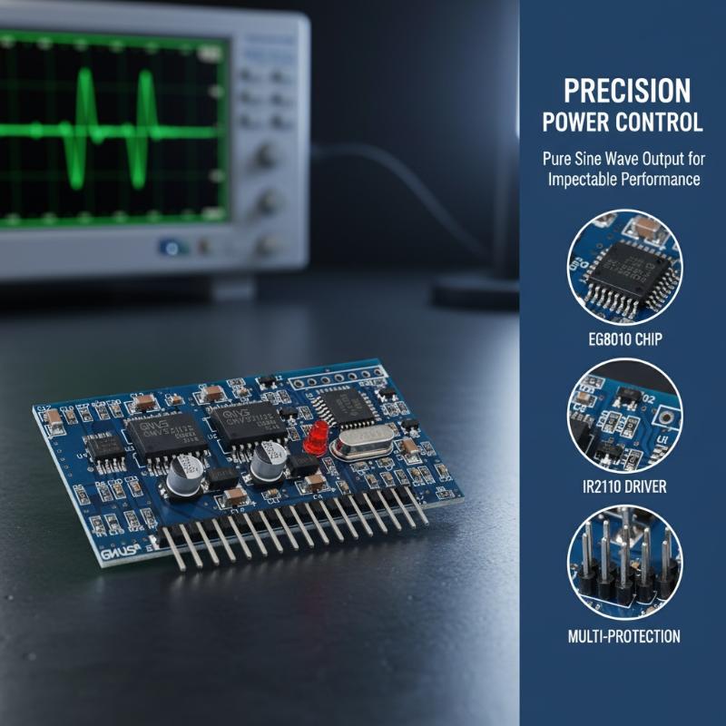 Egs002 Pure Sine Wave Inverter Driver Board - EGS002 แผ่นขับเคลื่อนอินเวอร์เตอร์เพียวไซน์เวฟ EG8010 + บอร์ดโมดูลไดรเวอร์ IR2110