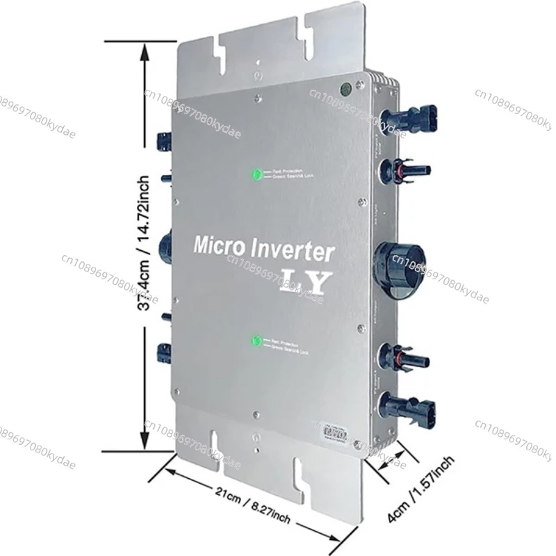 Micro Inverter 1400W Solar Grid Tie - ไมโครอินเวอร์เตอร์โซลาร์เซลล์แบบกันน้ำ ควบคุมผ่าน WIFI รองรับการเชื่อมต่อระบบกริด 1200w 1400w