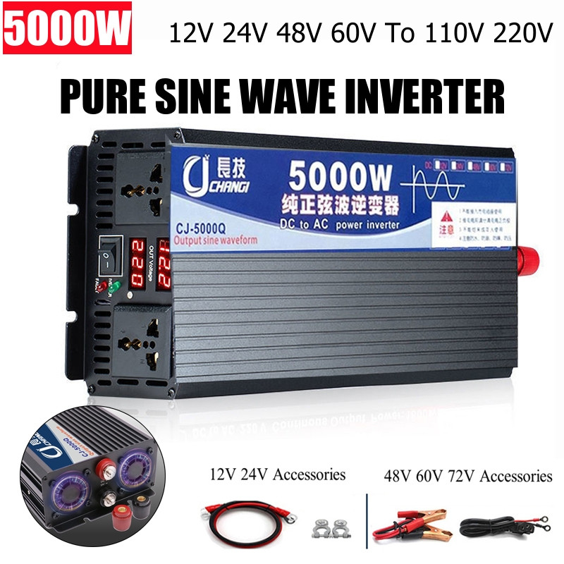 Inverter Pure Sine Wave 60Hz 120V 3000W - 4000 W/5000 W/5500 W/3000 W Pure