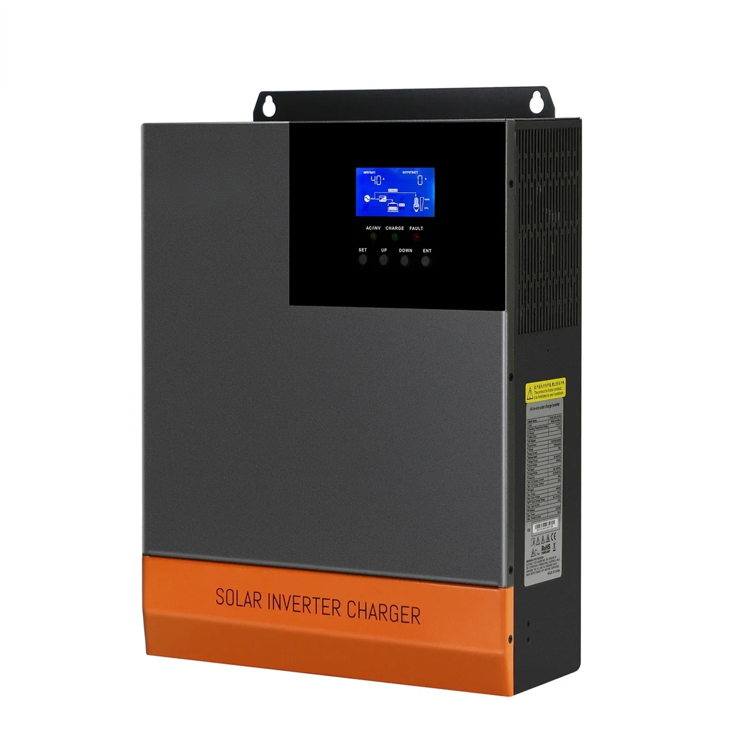 Hybrid Solar Inverter 5.5Kw Mppt 48V - อินเวอร์เตอร์ไฮบริดพลังงานแสงอาทิตย์แบบสามเฟส 5.5 กิโลวัตต์ MPPT 100 แอมป์