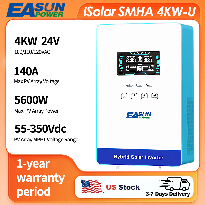Grid Tie Inverter Limiter 2000W - อินเวอร์เตอร์ไฮบริดแบบออฟกริด EASUN POWER 4000W 24V 5600W
