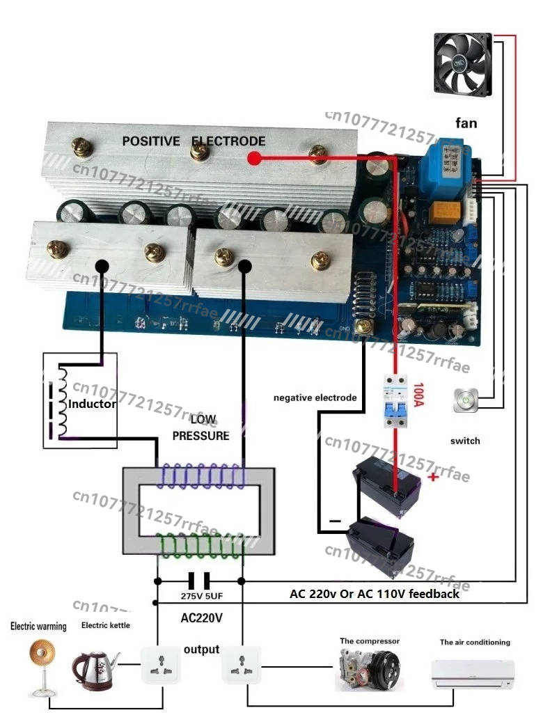 แผงวงจรหลักอินเวอร์เตอร์คลื่นไ - Pure Sine Wave Inverter Board 24V 48V บทวิจารณ์และราคา