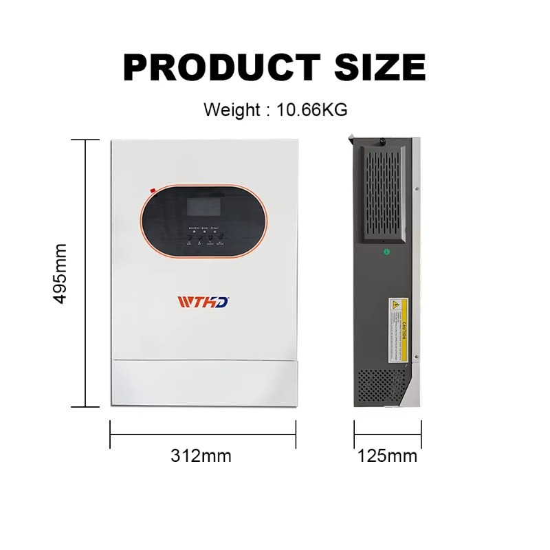 อินเวอร์เตอร์พลังงานแสงอาทิตย์ - Off Grid Solar Inverter 48V 6000W บทวิจารณ์และราคา