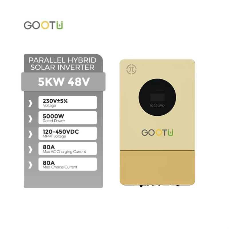 อินเวอร์เตอร์พลังงานแสงอาทิตย์ - Parallel Solar Inverter 48V 5000W Mppt บทวิจารณ์และราคา