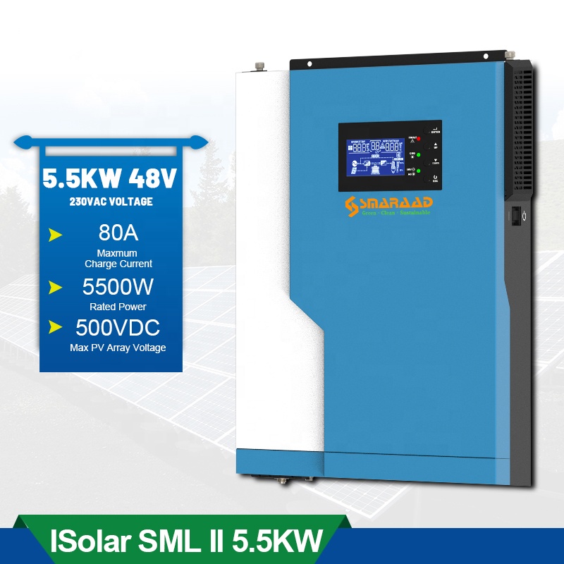 สูงความถี่ Solar Controller 3. - Hybrid Solar Inverter 5.5Kw Mppt 48V บทวิจารณ์และราคา
