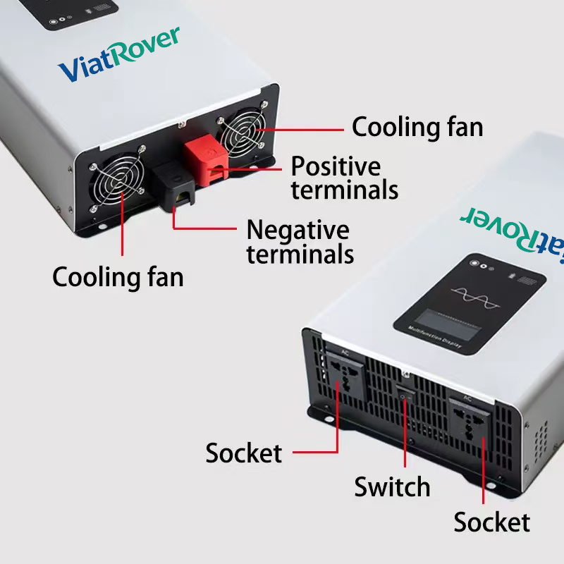 อินเวอร์เตอร์คลื่นไซน์บริสุทธิ - Inverter Pure Sine Wave 60Hz 120V 3000W บทวิจารณ์และราคา