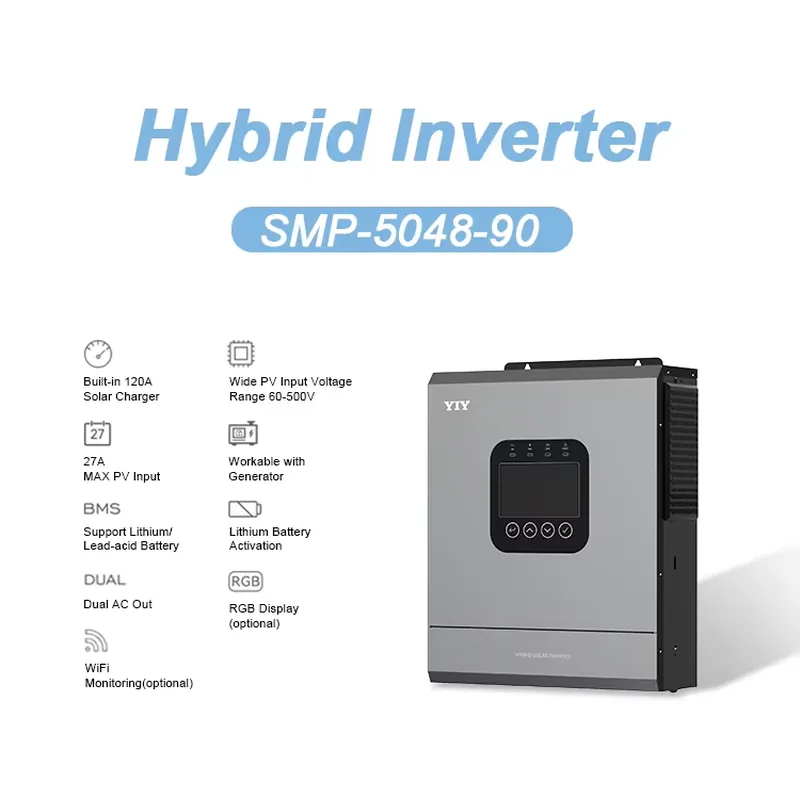 อินเวอร์เตอร์พลังงานแสงอาทิตย์ - Off Grid Solar Inverter 48V 6000W บทวิจารณ์และราคา
