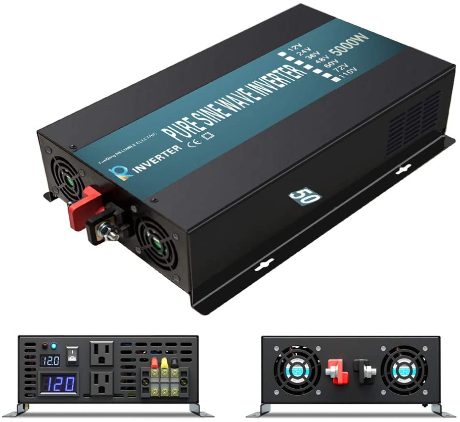 Pure Sine Wave อินเวอร์เตอร์50 - Pure Sine Wave Inverter 5000W 48V 220V บทวิจารณ์และราคา