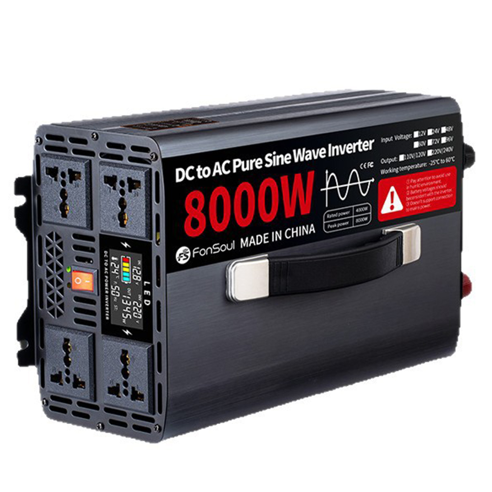 อินเวอร์เตอร์แบบออฟกริด 5KW 6K - Pure Sine Wave Inverter 5000W 48V 220V บทวิจารณ์และราคา