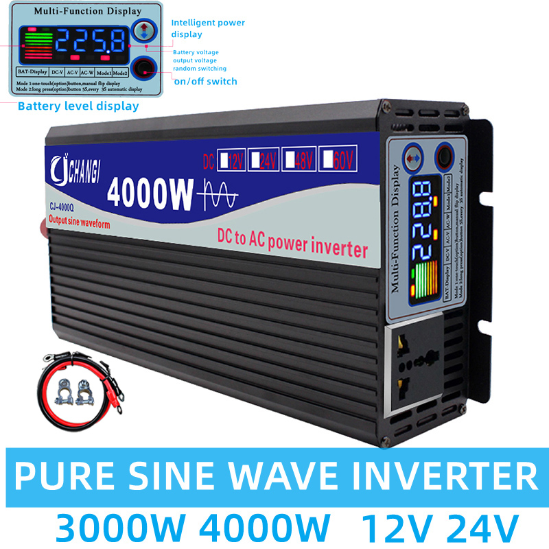 อินเวอร์เตอร์เพียวไซน์เวฟอินเว - Inverter Pure Sine Wave 60Hz 120V 3000W บทวิจารณ์และราคา