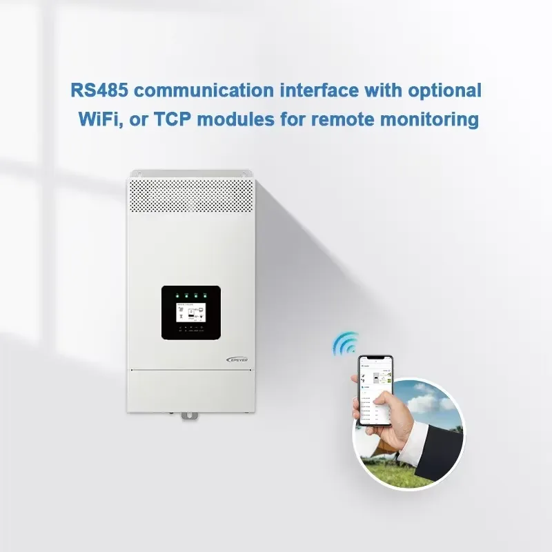 อินเวอร์เตอร์ไฮบริดพลังงานแสงอ - Hybrid Solar Inverter 5.5Kw Mppt 48V บทวิจารณ์และราคา
