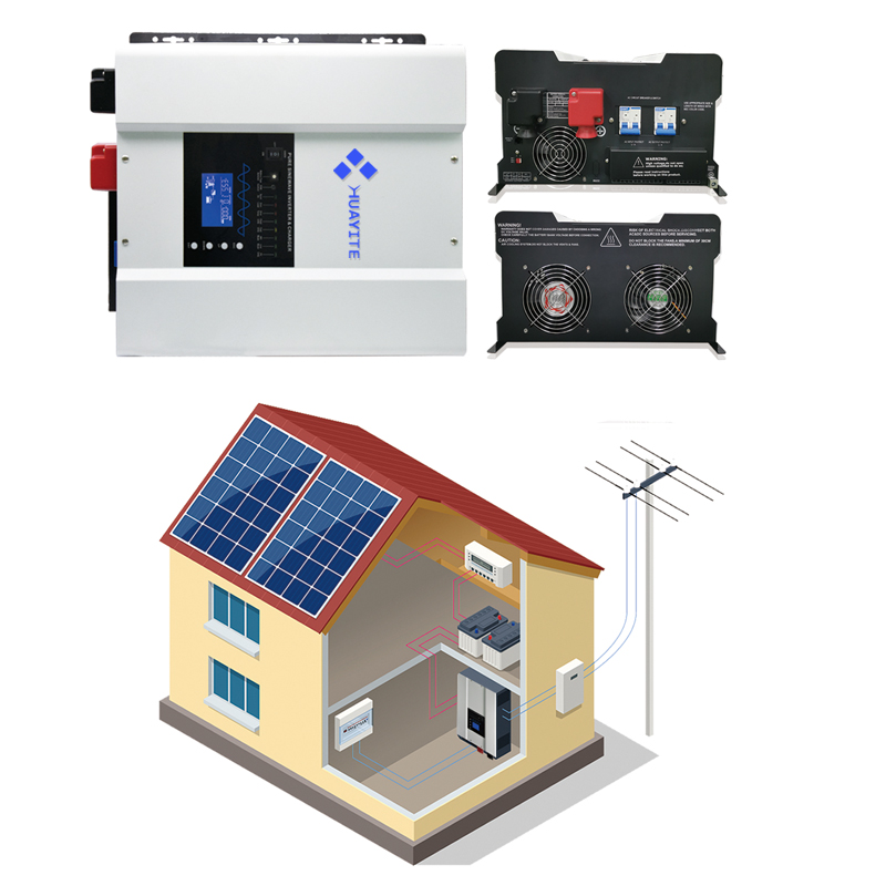 เครื่องแปลงไฟพลังงานแสงอาทิตย์ - Off Grid Solar Inverter 48V 6000W บทวิจารณ์และราคา