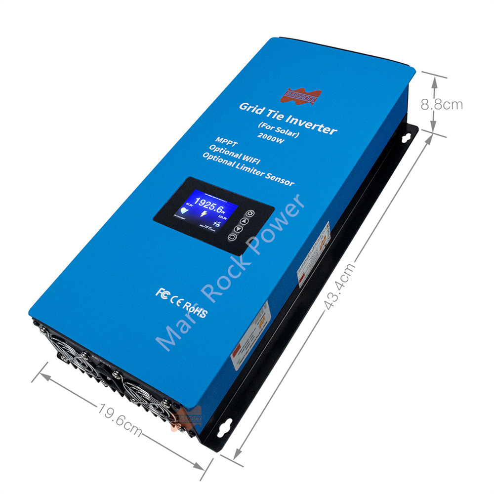 อินเวอร์เตอร์โซลาร์เซลล์แบบเชื - Grid Tie Inverter Limiter 2000W บทวิจารณ์และราคา