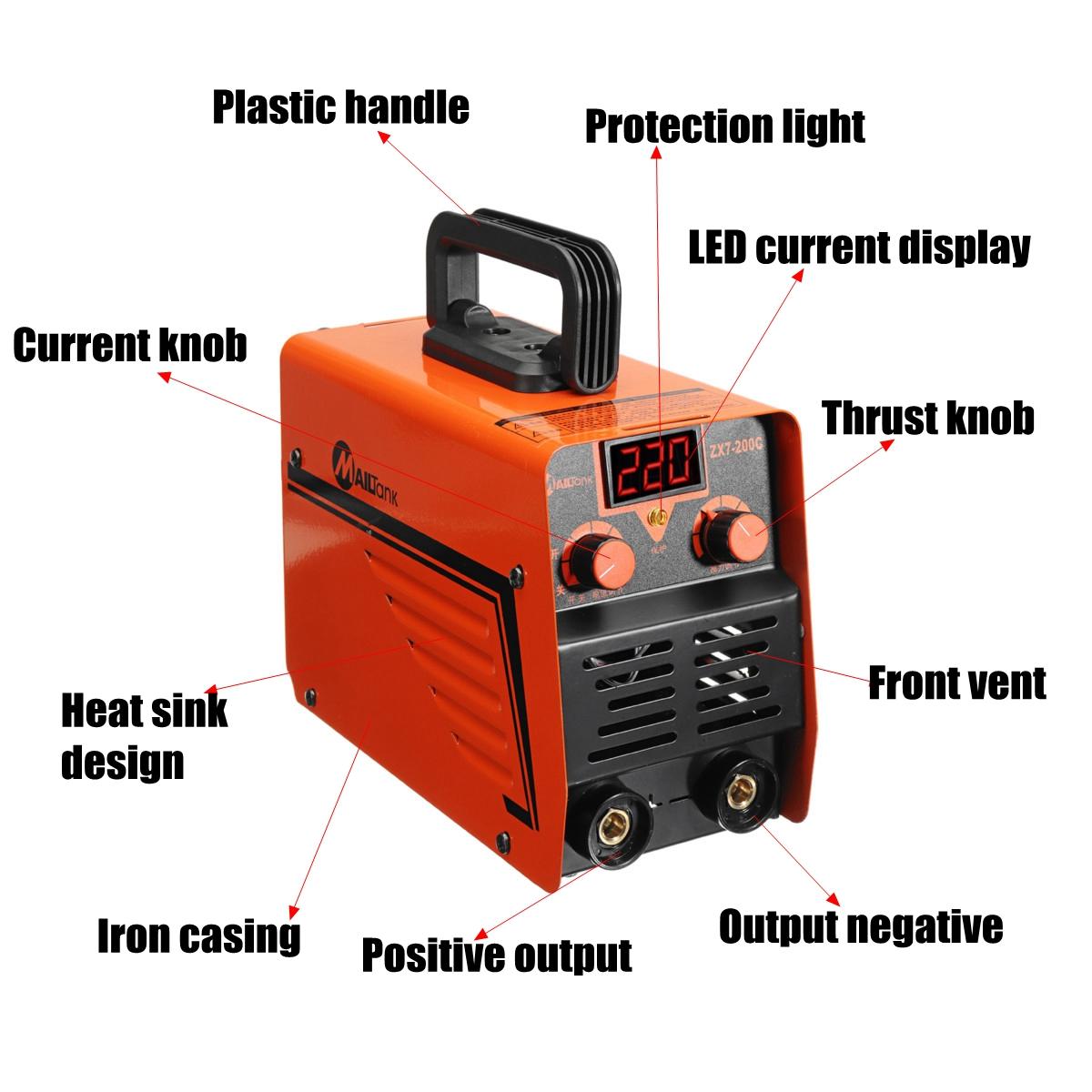 ZX7-200C มือถือ IGBT อินเวอร์เ - Inverter Welding Machine Igbt 300A บทวิจารณ์และราคา