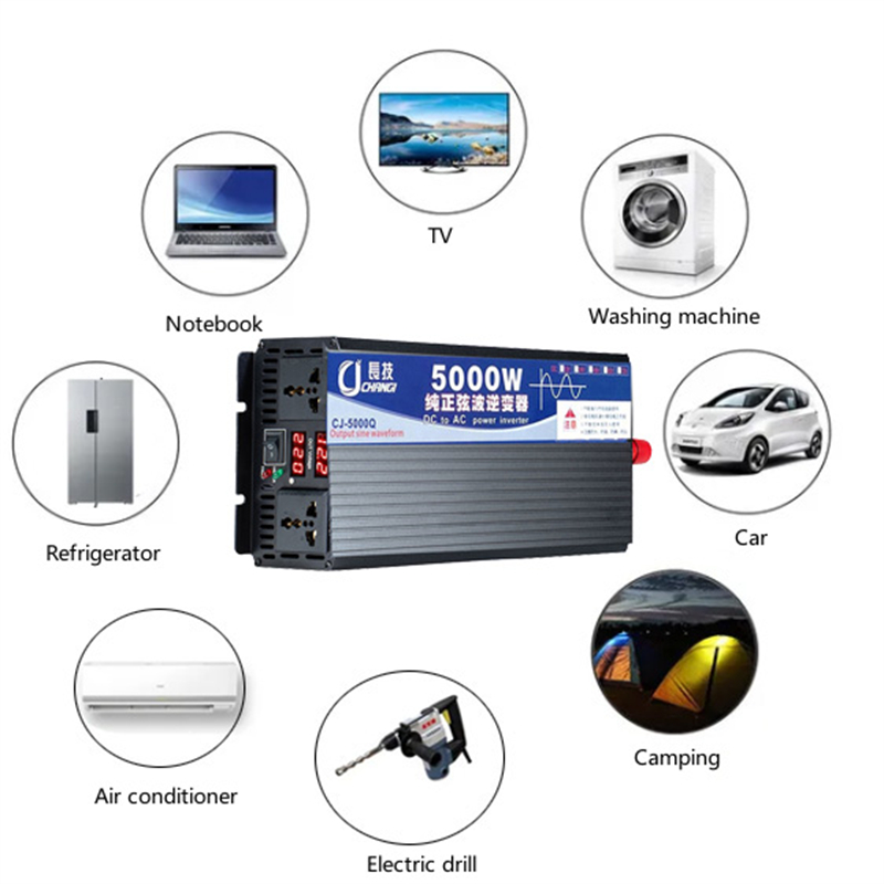 4000 W/5000 W/5500 W/3000 W Pu - Inverter Pure Sine Wave 60Hz 120V 3000W บทวิจารณ์และราคา
