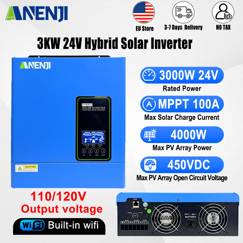 อินเวอร์เตอร์พลังงานแสงอาทิตย์ - Inverter Pure Sine Wave 60Hz 120V 3000W บทวิจารณ์และราคา
