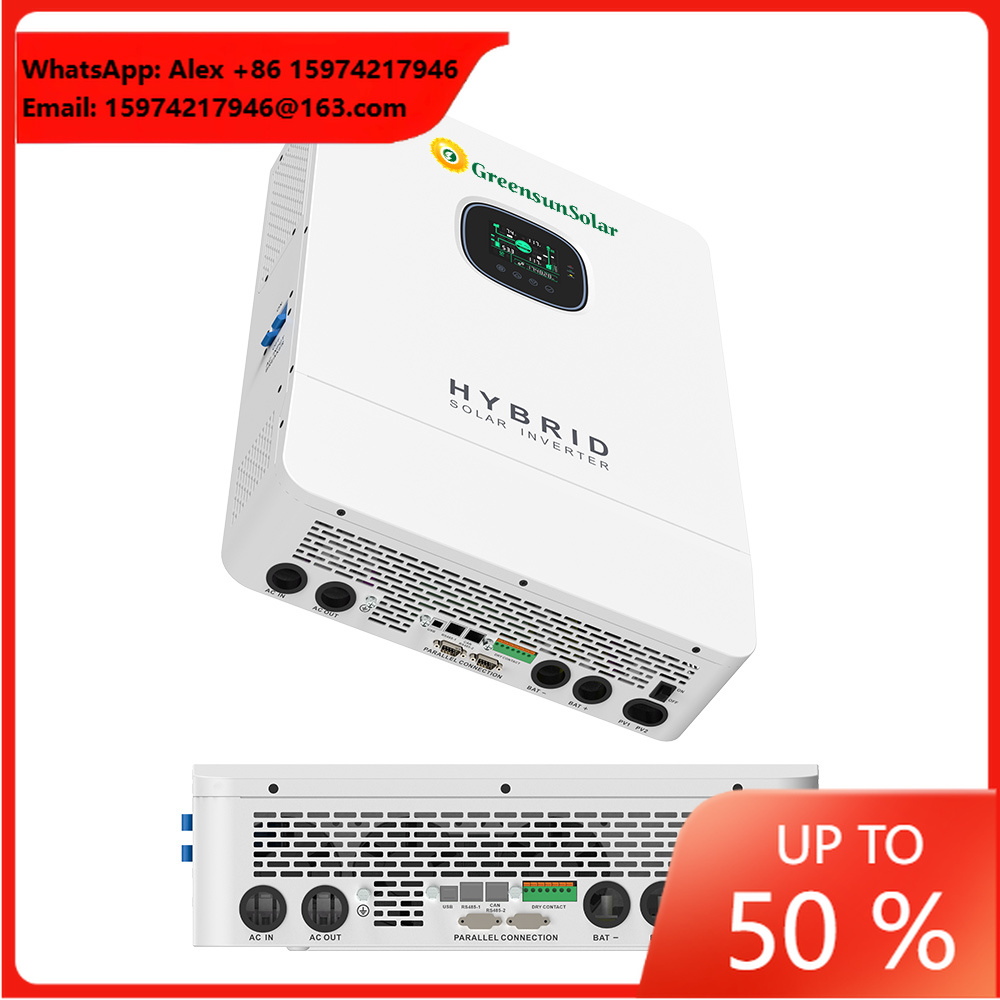 อินเวอร์เตอร์ไฮบริดพลังงานแสงอ - Hybrid Solar Inverter 5.5Kw Mppt 48V บทวิจารณ์และราคา