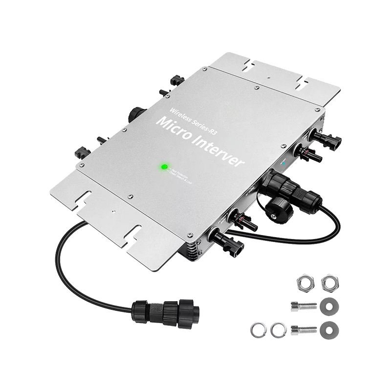 ไมโครอินเวอร์เตอร์ 1200W 1400W - Micro Inverter 1400W Solar Grid Tie บทวิจารณ์และราคา