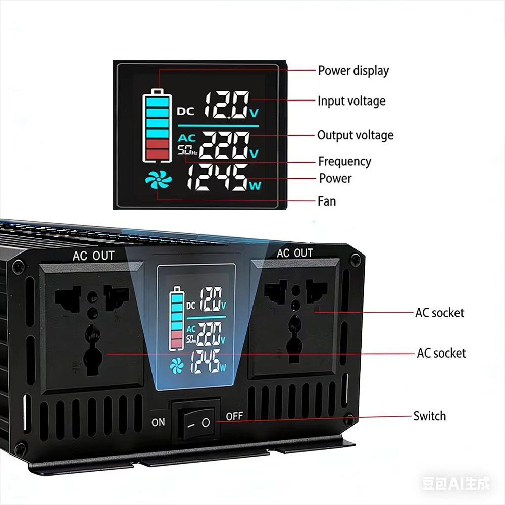 อินเวอร์เตอร์คลื่นไซน์บริสุทธิ - Pure Sine Wave Inverter 5000W 48V 220V บทวิจารณ์และราคา