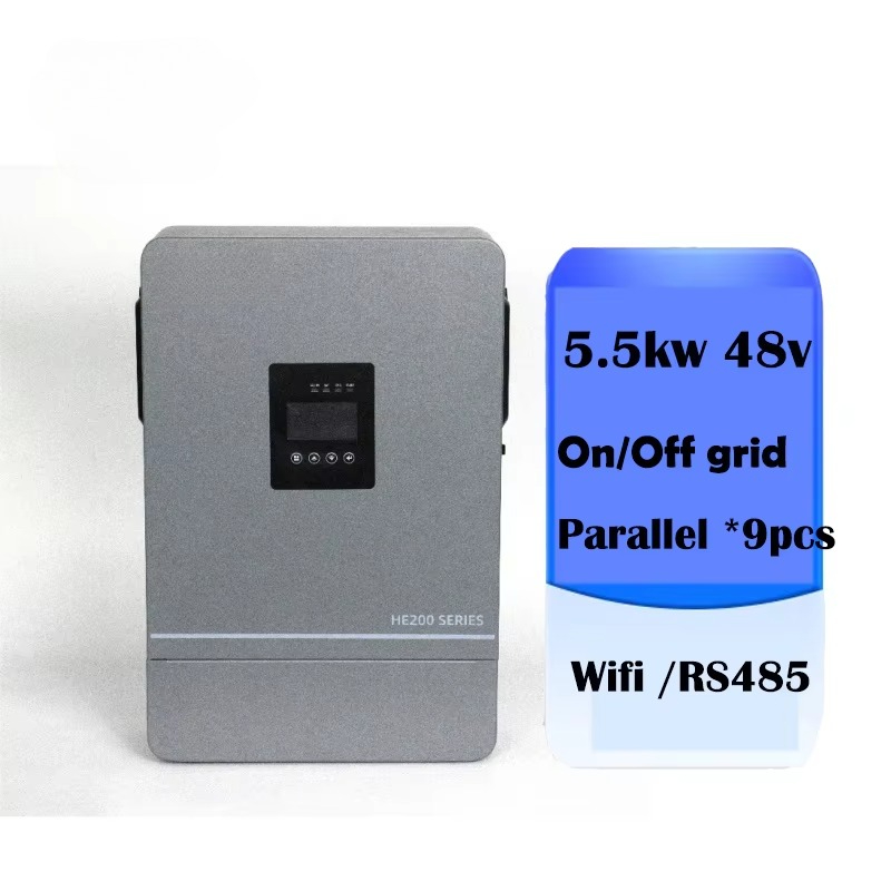 อินเวอร์เตอร์พลังงานแสงอาทิตย์ - Hybrid Solar Inverter 5.5Kw Mppt 48V บทวิจารณ์และราคา