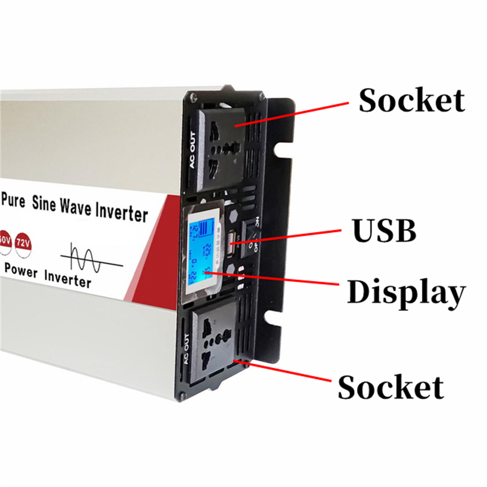 4000 W/5000 W/5500 W/3000 W Pu - Inverter Pure Sine Wave 60Hz 120V 3000W บทวิจารณ์และราคา
